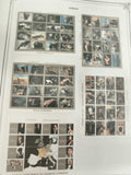 Timbres Ajman neufs planches thématiques animaux sauvages peinture Europe
