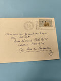 Ancienne enveloppe oblitérée 1971 timbre Europa philatélie collection France