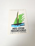 Ancien autocollant publicitaire rétro Pays Cotier Trégor Goëlo déco collection