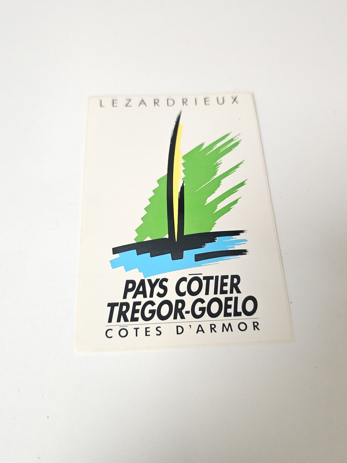 Ancien autocollant publicitaire rétro Pays Cotier Trégor Goëlo déco collection