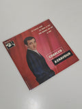 Vintage 45 tours ancien Charles Aznavour disque vinyle rétro collection rare