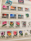 Timbres anciens Hongrie Magyar Posta fleurs et Jeux Olympiques vintage