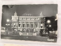 Carte postale ancienne Paris Opéra Garnier nuit Chantal CPA vintage noir et blan