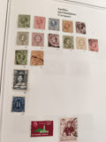Timbres anciens Antilles néerlandaises Curaçao oblitérés, lot varié philatélie