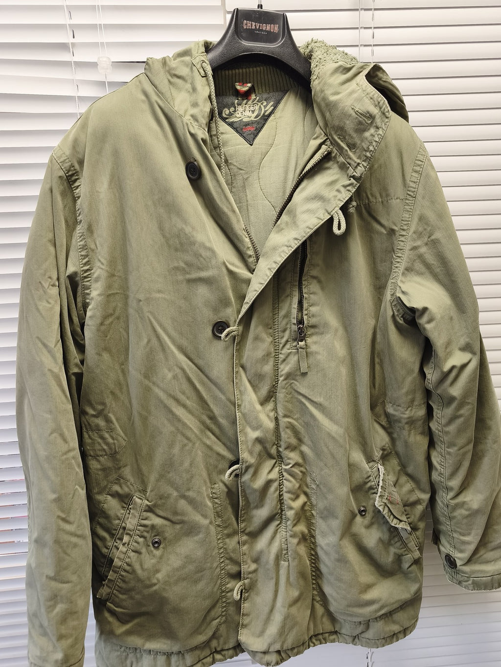 Veste blouson homme vintage Hilfiger taille L ancien rétro collectionneur