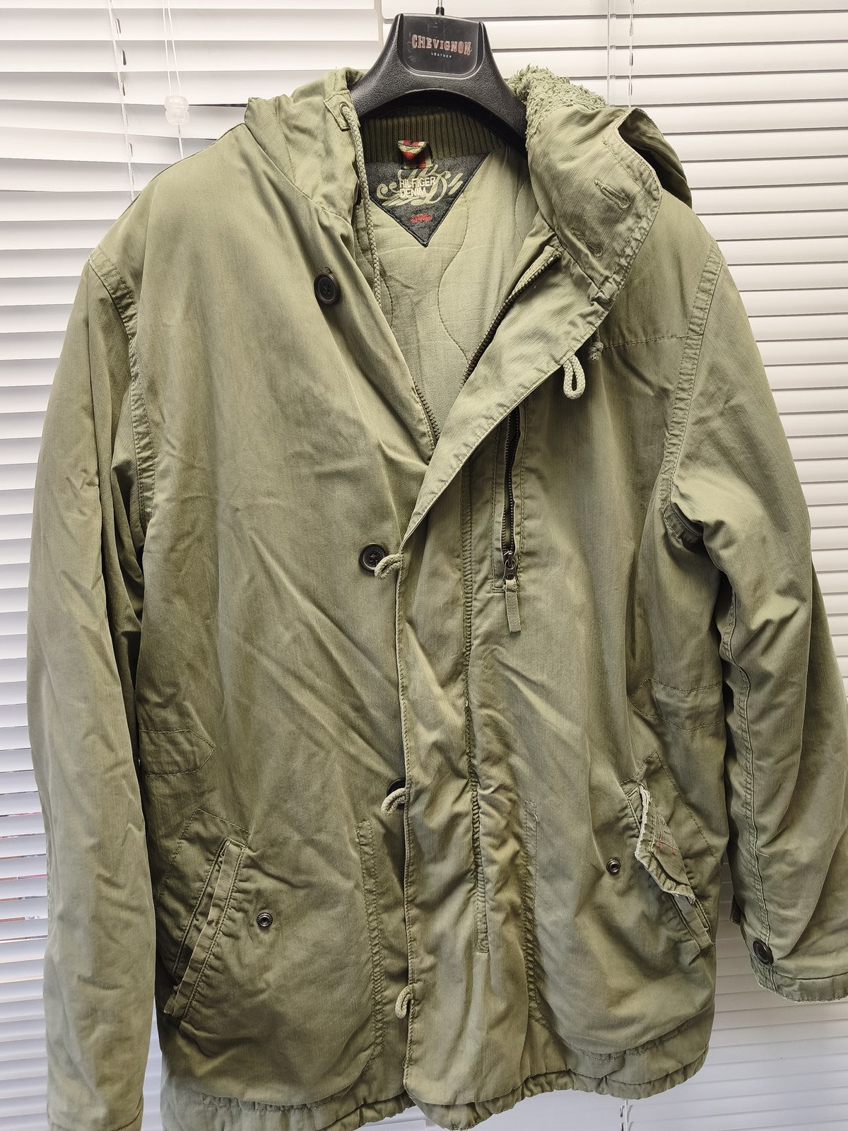 Veste blouson homme vintage Hilfiger taille L ancien rétro collectionneur