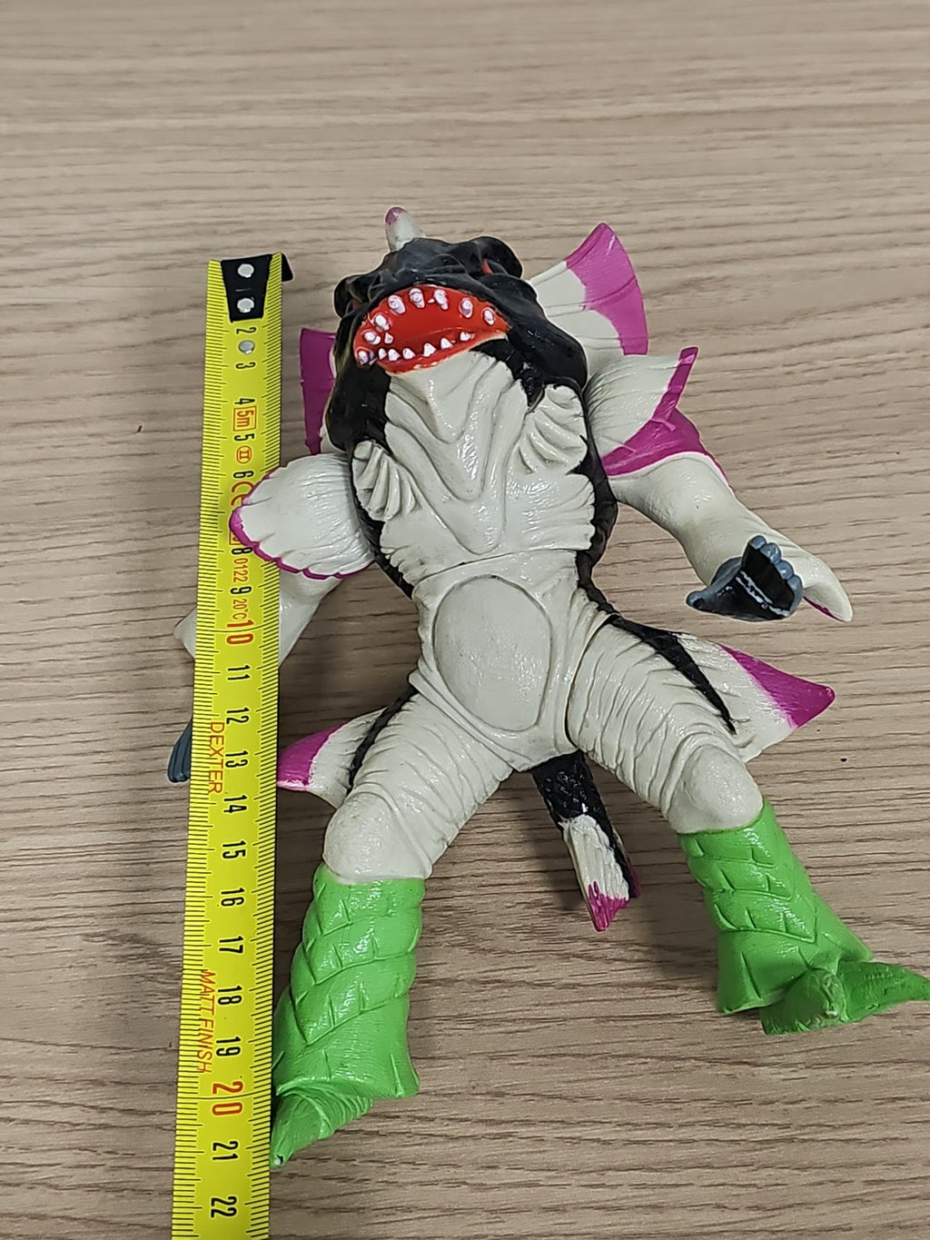 Figurine rétro Bandai 1993 Power Rangers Prantishead Fish Monster ancien jouet