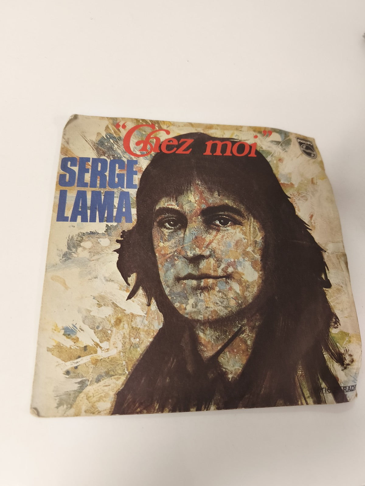 Vinyle 45 tours ancien rétro Serge Lama disque collection chanson française vint