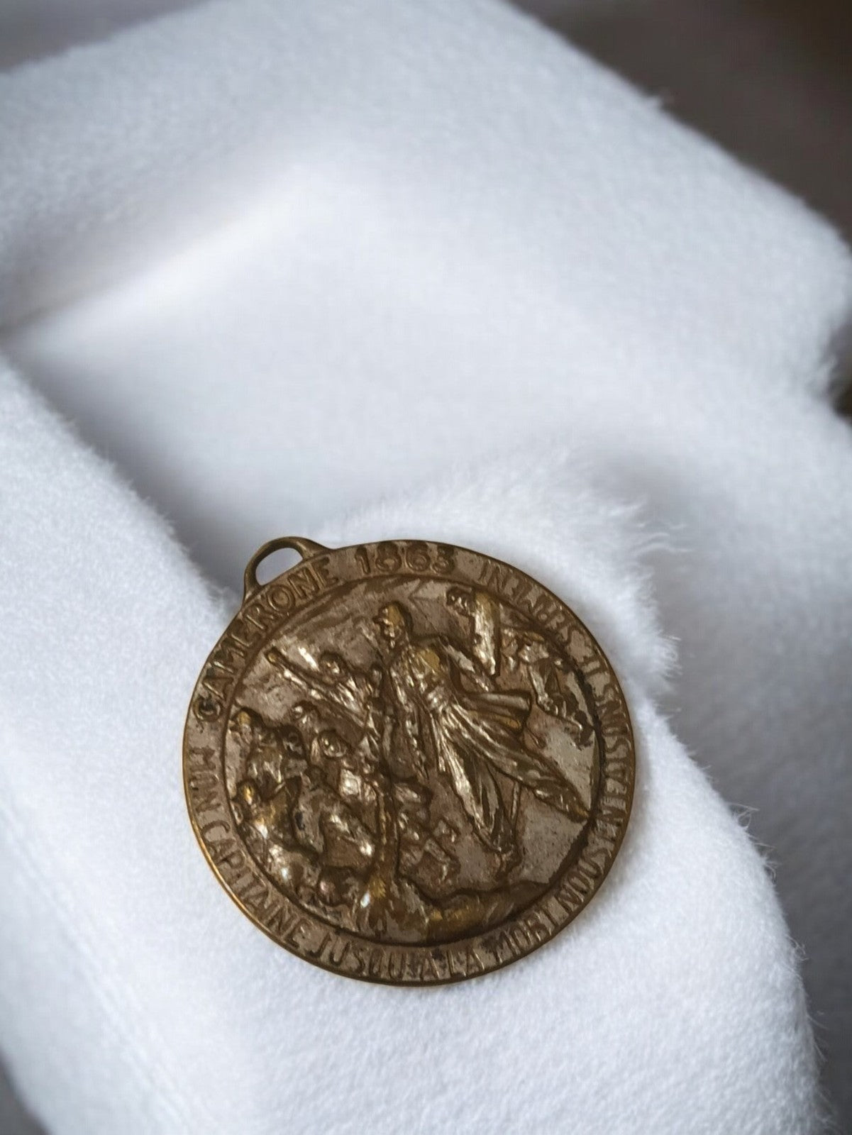 Porte-clés ancien médaille Légion étrangère 1933 militaria vintage rare
