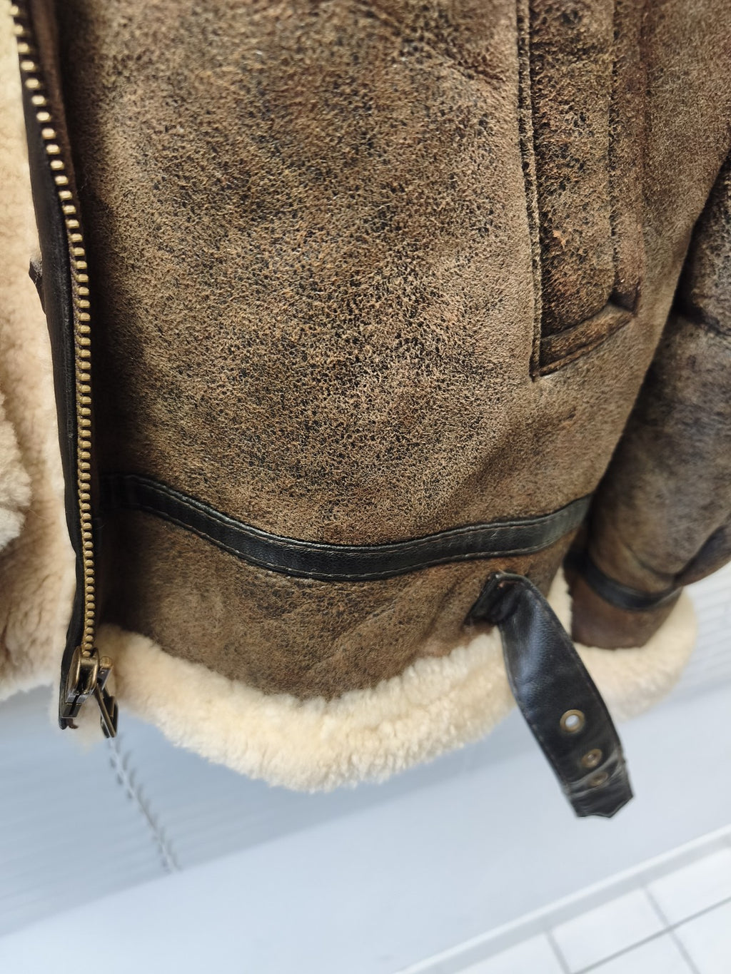 Blouson cuir vintage homme Cuiropolis taille 48 ancien veste rétro collection