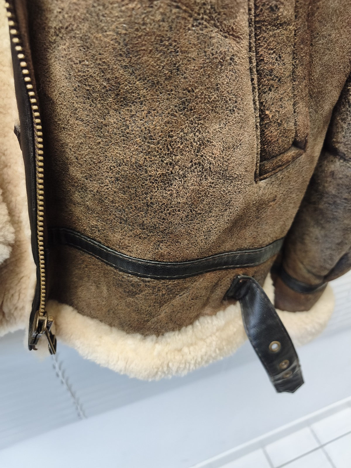 Blouson cuir vintage homme Cuiropolis taille 48 ancien veste rétro collection
