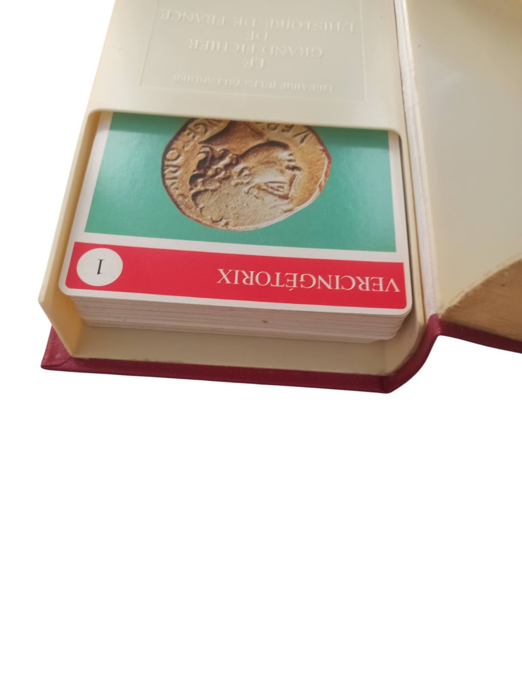 Jeu de cartes Histoire de France Tallandier ancien rétro 1976 Vercingétorix