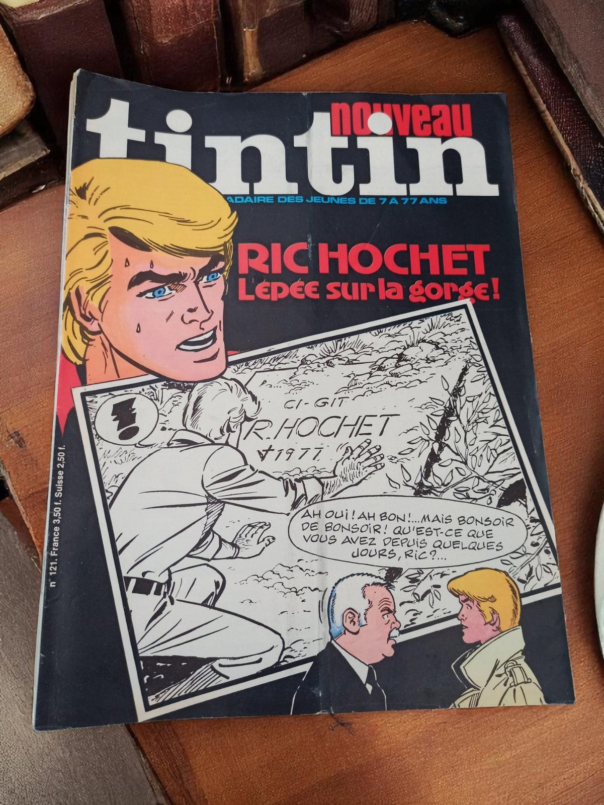Magazine Tintin Nouveau n°121 Ric Hochet Années 70 Vintage Rare Collector