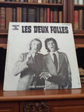 Vinyle LP Les Deux Folles Pathé Marconi 1974 vintage pochette noir et blanc EMI