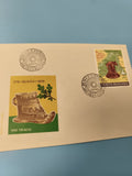 Enveloppe premier jour BUZAU 1976 avec timbre POSTA ROMANA Vas Tracic