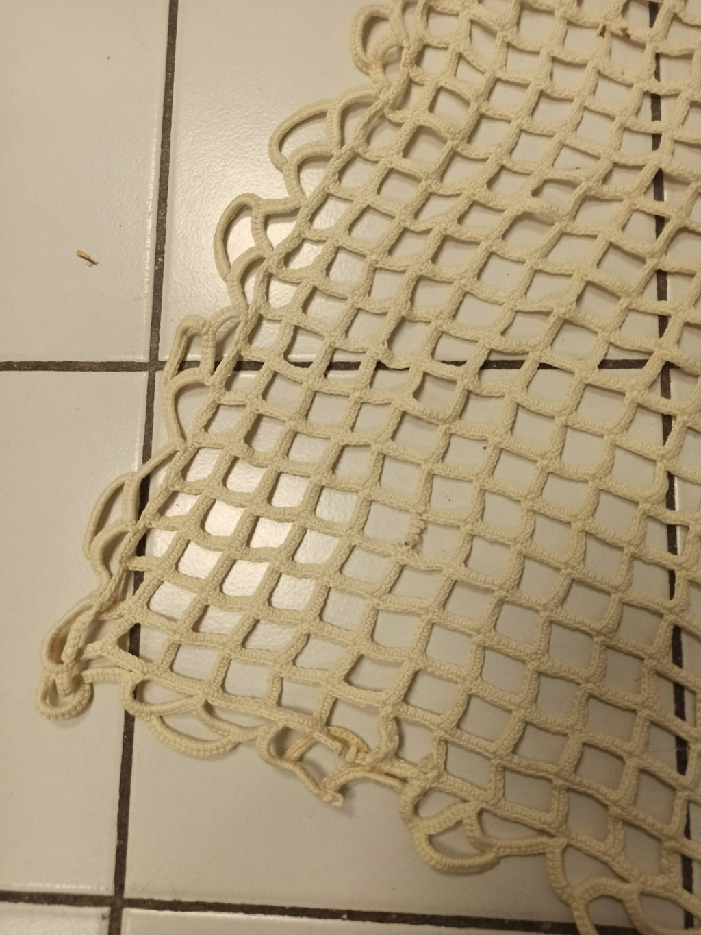 Rare set linge de table ancien brodé dentelle crochet vintage XIXe collection