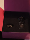 Figurines Peko Chan en verre transparent set 2 pièces mascotte Milky