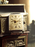 Montre mécanique vintage Lincoln cadran rectangulaire 17 rubis années 50-60