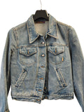 Blouson en jean vintage femme Diab'less M ancien veste rétro collectionneurs