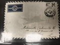 Lettre militaire FM par avion oblitérée armées, enveloppe philatélie France