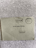 Lettre oblitérée Allemagne 1945 Munich Gebührbezahlt enveloppe philatélie