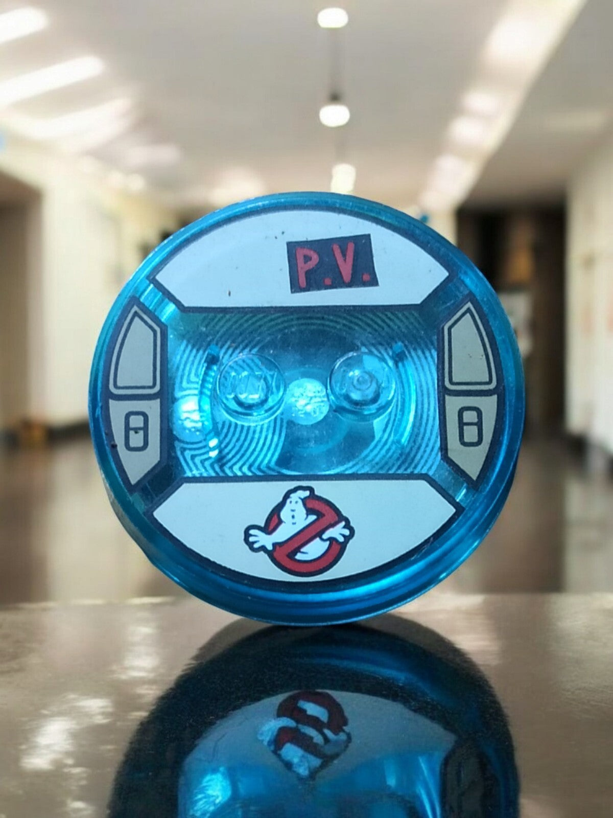 Jeton Lego Ghostbusters bleu transparent P.V. accessoire jeu