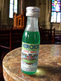 Mignonnette ancienne Verokee Pastis Menthe verte, liqueur vintage rare