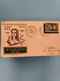 Lettre Premier Jour Rimbaud 1951 Charleville Poètes XIXe siècle philatélie