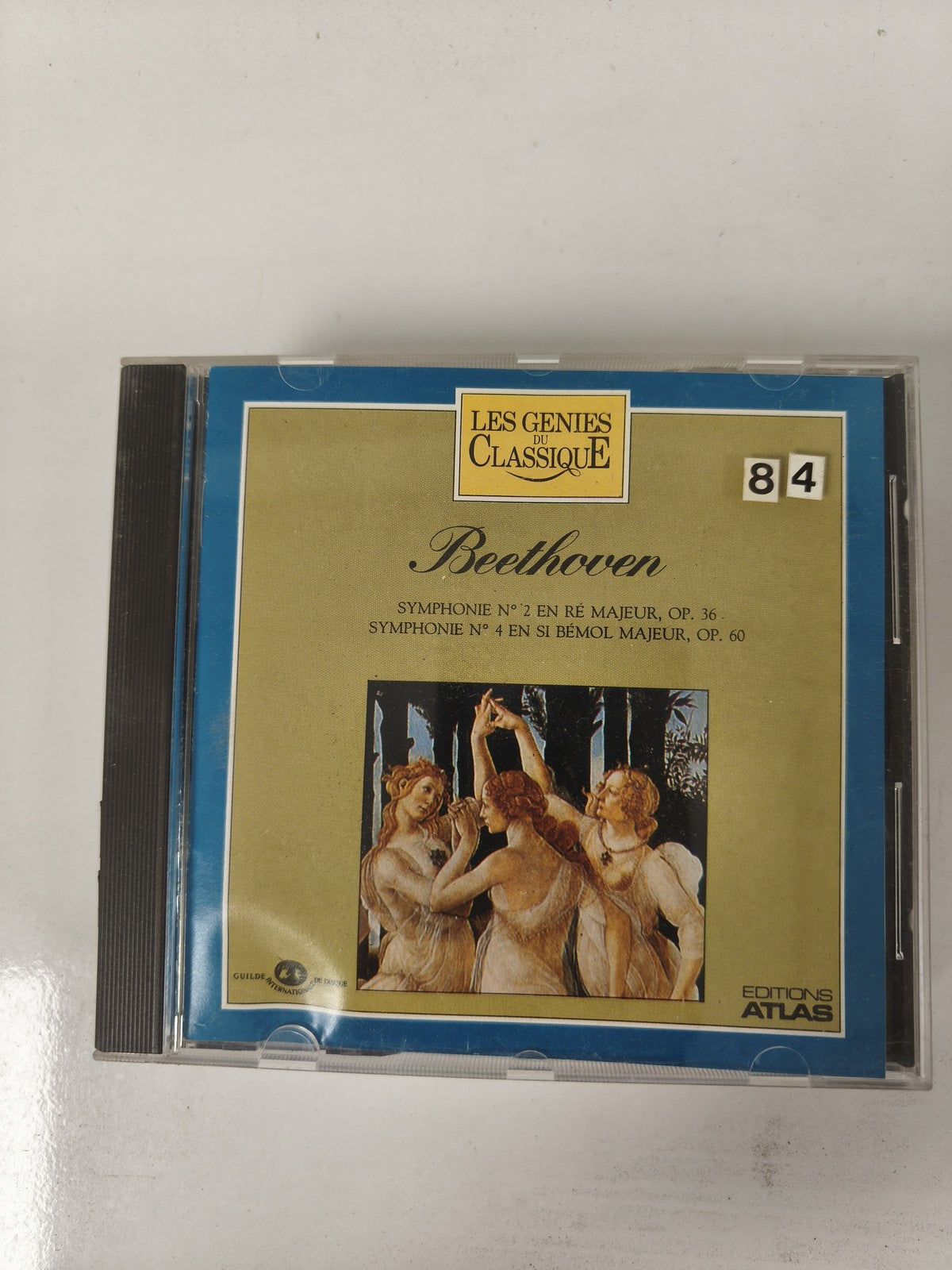 CD Beethoven Symphonies 2 & 4 Les Génies du Classique n°84 Éditions Atlas
