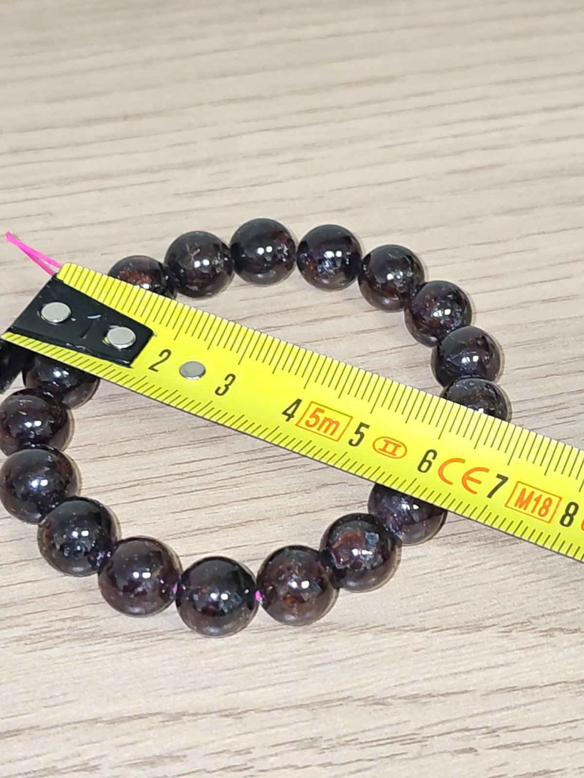 Bracelet élégant en pierres naturelles authentiques, bijou pour femme ou homme
