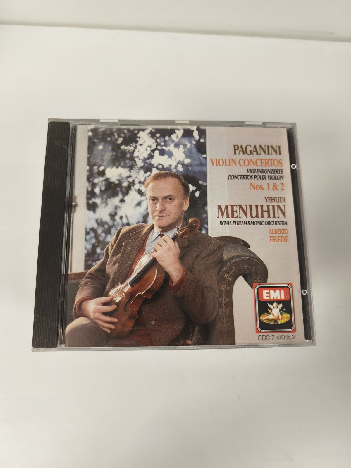 CD Paganini Violin Concertos Nos. 1 & 2 Yehudi Menuhin EMI classique