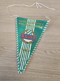 Fanion ancien rétro football club Rapid, collection vintage supporter déco sport