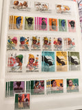 Timbres anciens République de Guinée lot thématique femmes, nature, unité africa