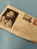 Ancienne enveloppe FDC Vietnam 1967 patriotes Phan Boi Chau timbres Saigon