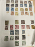 Lot timbres France Cérès et Sage oblitérés couleurs variées philatélie