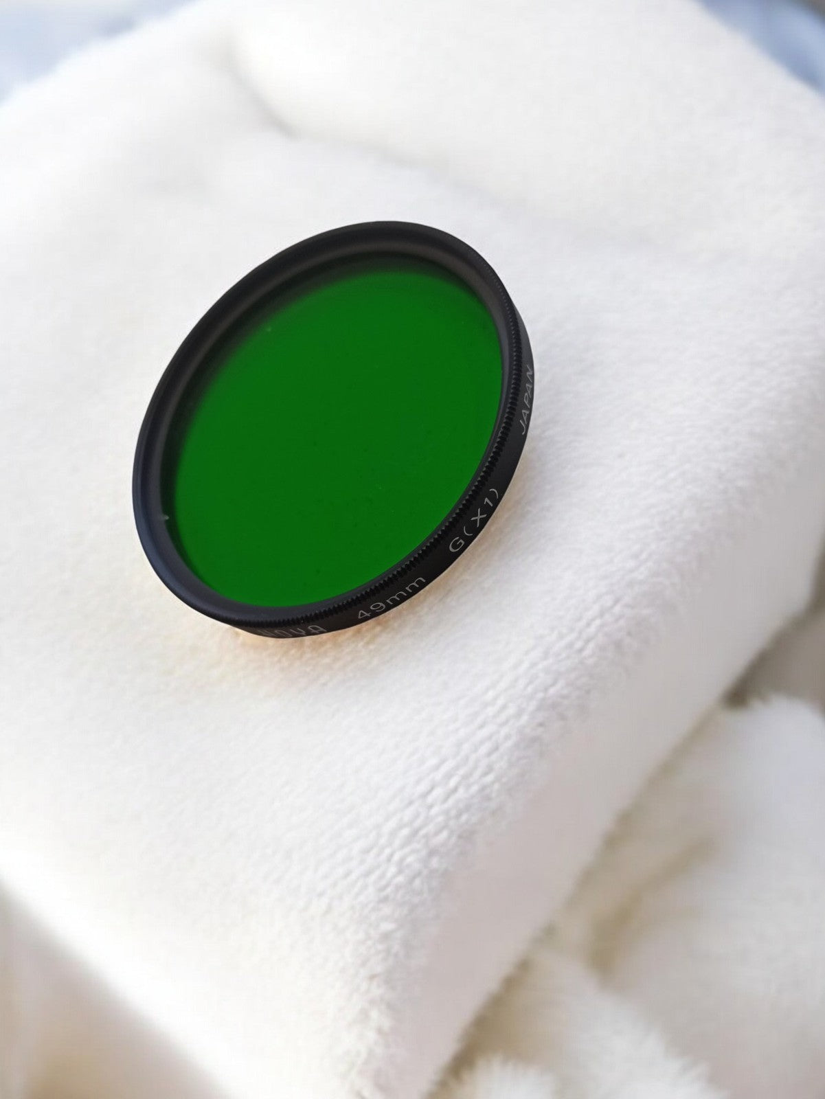 Filtre optique vert 49mm Filtroptic vintage GX-11 Japan ancien photo rétro