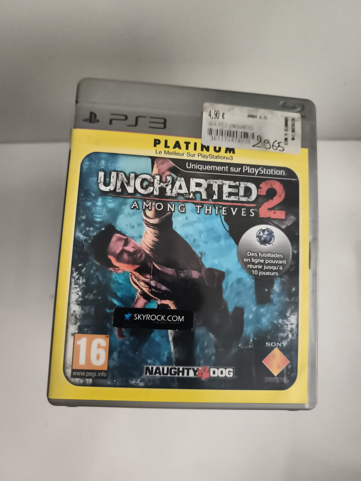 Jeu PS3 Uncharted 2 Among Thieves Platinum PlayStation Naughty Dog
