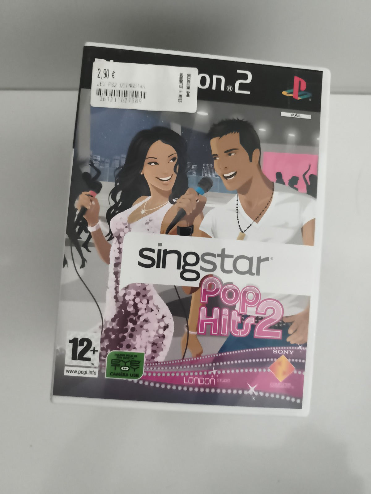 Jeu PS2 SingStar Pop Hits 2 PlayStation 2 PAL Sony karaoké