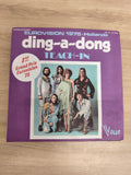 Vinyle 45 tours Teach-In Ding-a-dong Eurovision 1975 pochette violette (Ref 1)