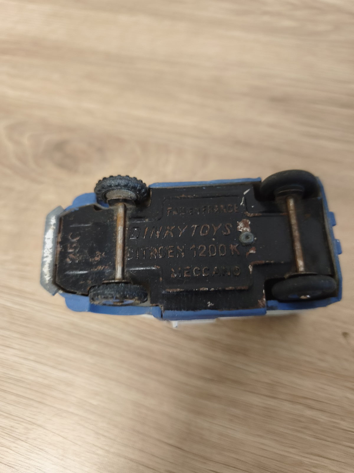 Vintage Dinky Toys CITROËN 561 utilitaire bleu blanc miniature ancienne