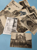 Lot cartes postales anciennes CPA divers lieux France noir et blanc vintage