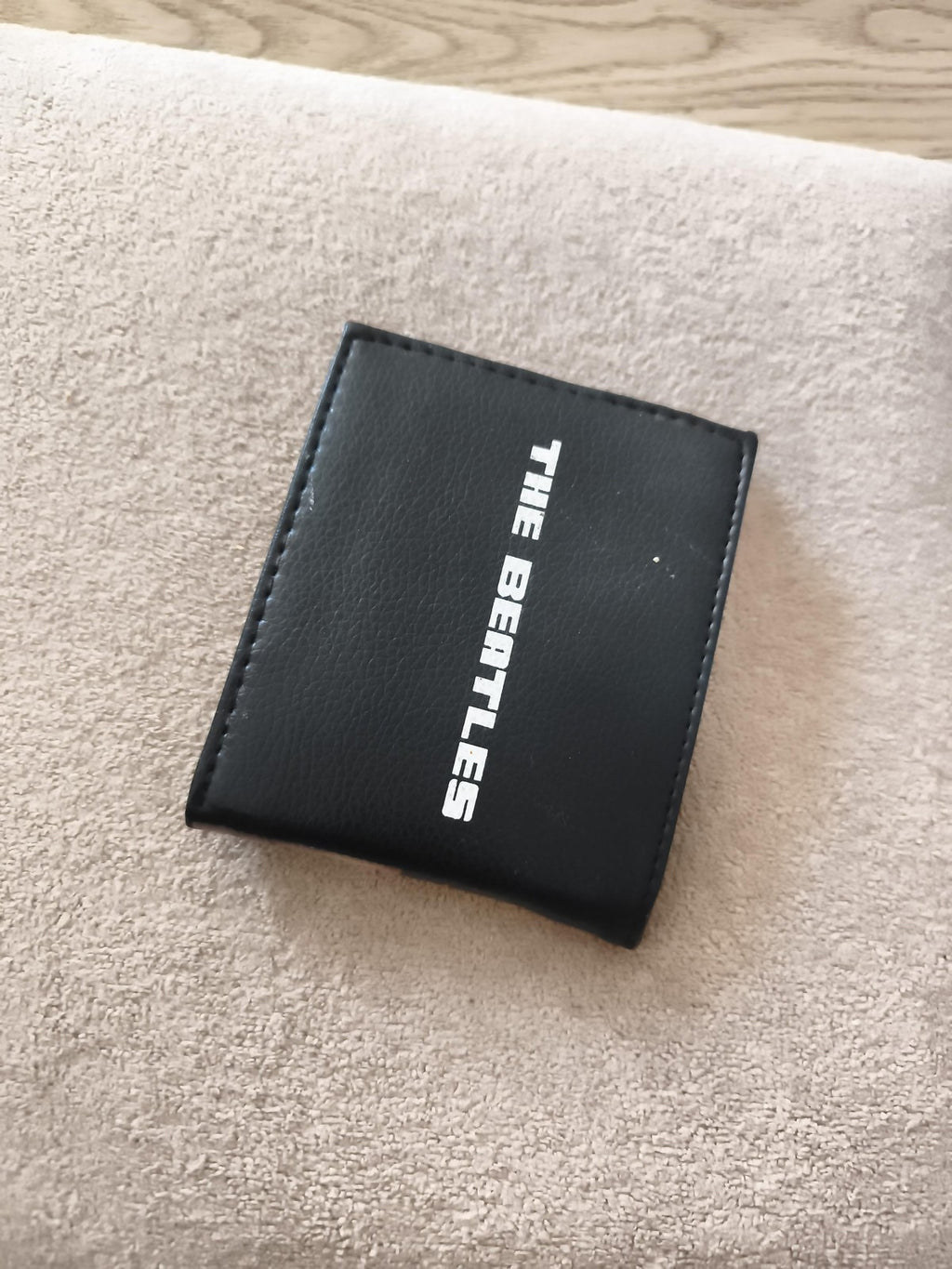 Portefeuille Beatles cuir imprimé USA drapeau, wallet pop rock
