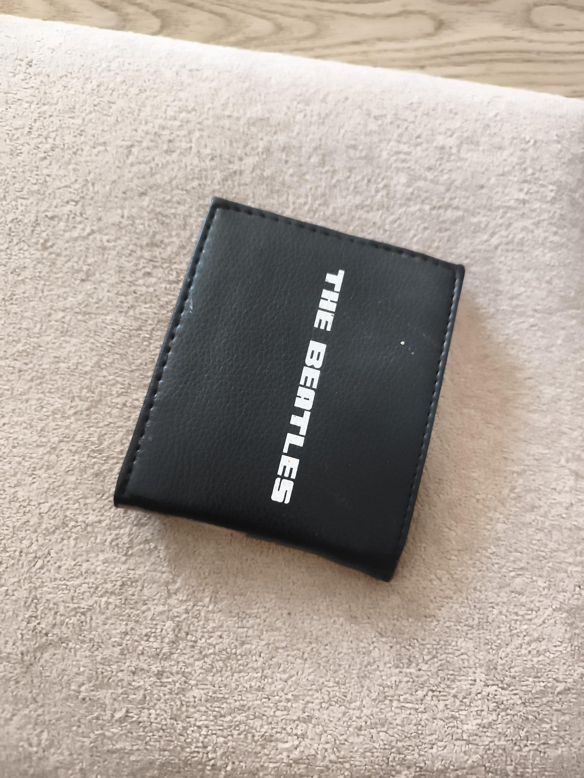 Portefeuille Beatles cuir imprimé USA drapeau, wallet pop rock