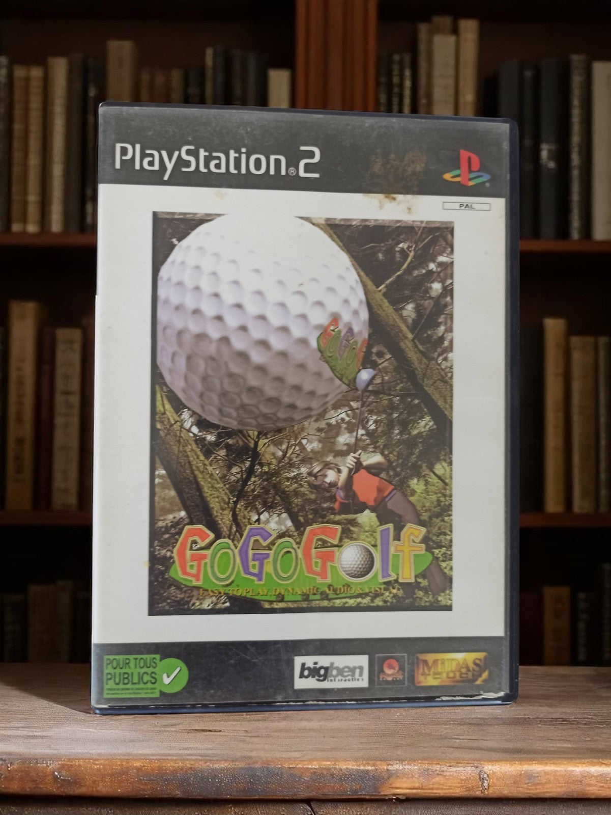 Jeu PS2 GoGo Golf PAL PlayStation 2 vintage, complet sans notice
