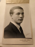 Photographie ancienne homme Charles Moll portraitiste tirage vintage