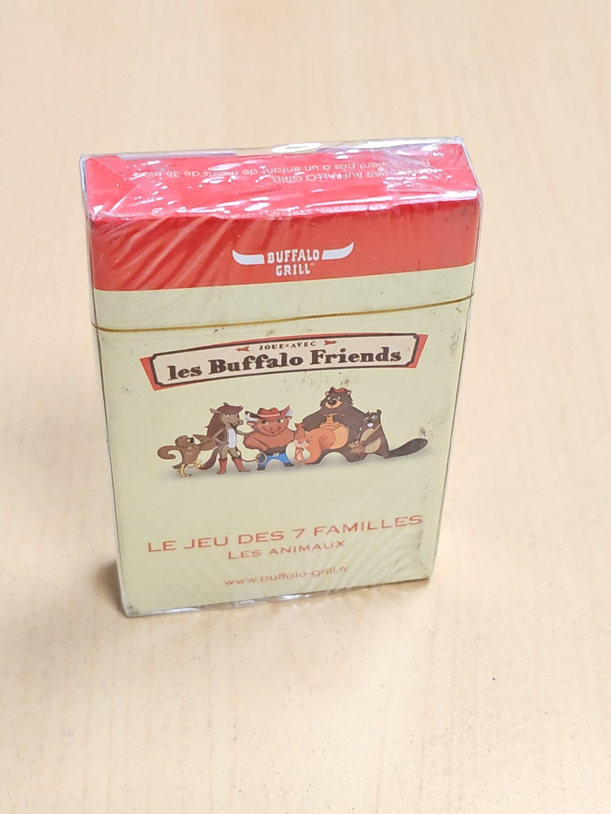 Jeu de cartes rétro publicitaire Buffalo Grill neuf ancien collection vintage ra