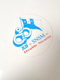 Ancien autocollant publicitaire rétro SNSM grand format, collection marine vinta