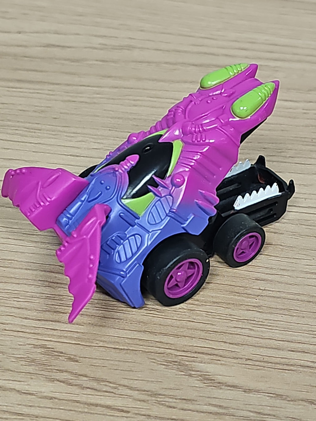 Figurine voiture monstre rétro ancienne, jouet vintage collection, rare occasion