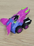 Figurine voiture monstre rétro ancienne, jouet vintage collection, rare occasion