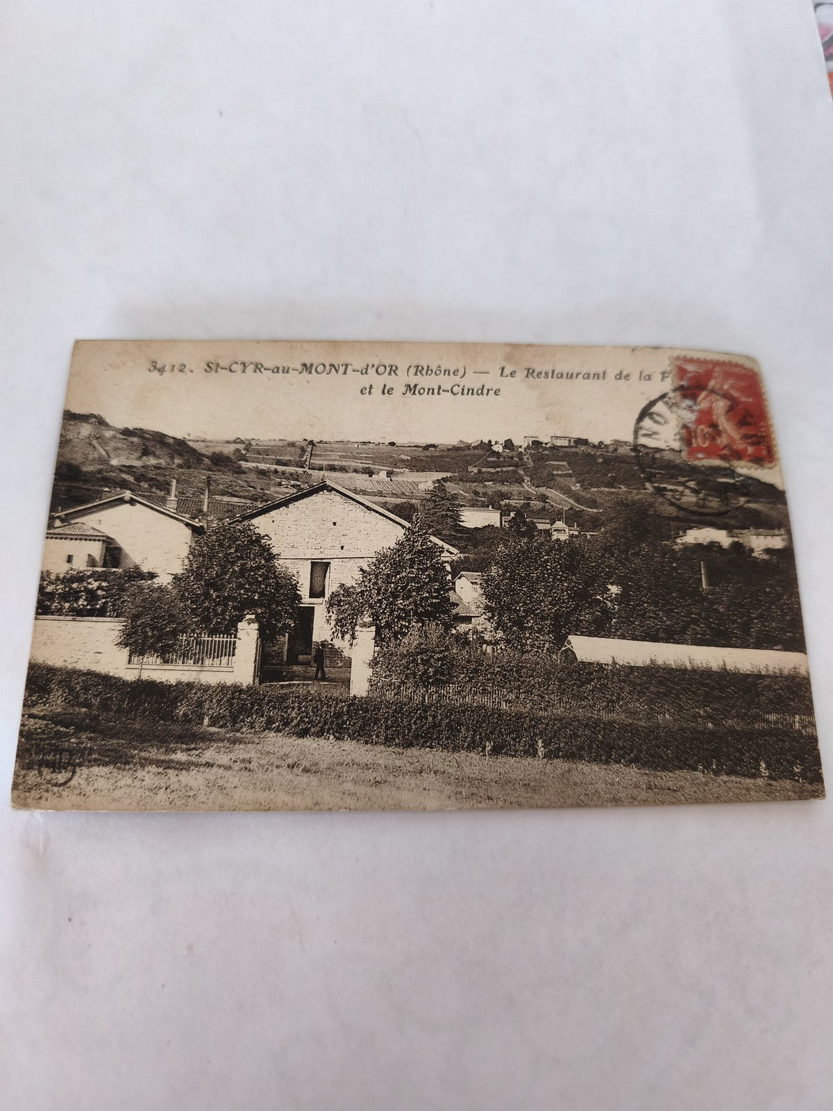Carte postale vintage Saint-Cyr-au-Mont-d'Or ancienne vue rétro collection Franc